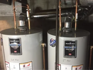 water boiler installation by D. Burgo Plumbing and Heating Inc.