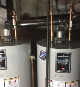 Water boiler installation by D. Burgo Plumbing and Heating Inc.
