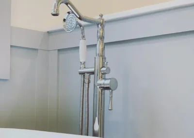 Bath faucet installtion by D. Burgo Plumbing and Heating Inc.